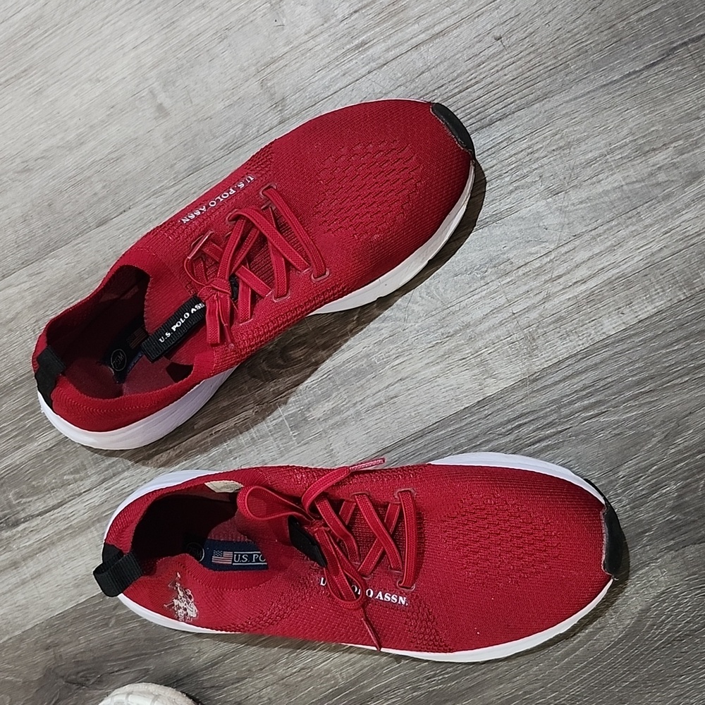 Polo by Ralph Lauren Red Kids Sneakers